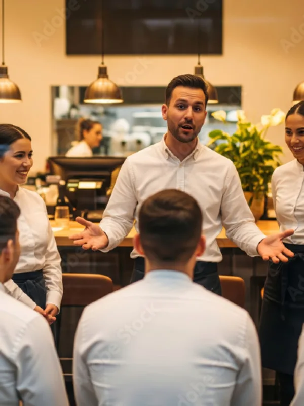 Professionelle Servicekraft